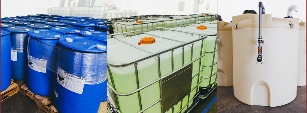 Drums, totes and storage tanks